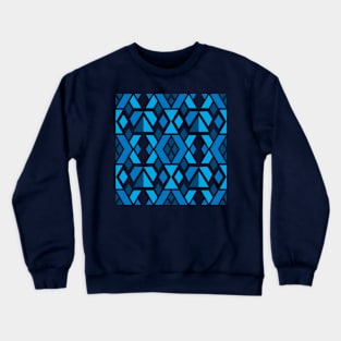 Rhombus, Triangle, and Trapezoid Crewneck Sweatshirt